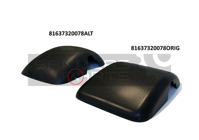 ACHTERKAP DODEHOEKSPIEGEL MEKRA PLAT GROOT H:4CM